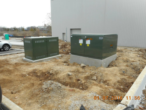 Newly Installed Electrical Boxes